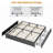 Platform Bed Frame, Fabric Upholstered with 4 Storage Drawers, No Box Spring Needed, Wooden Slats Support, Noise Free, Easy Assembly-2064949049-2064949062