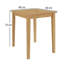Baudilia Oak Solid Wood Dining Table
