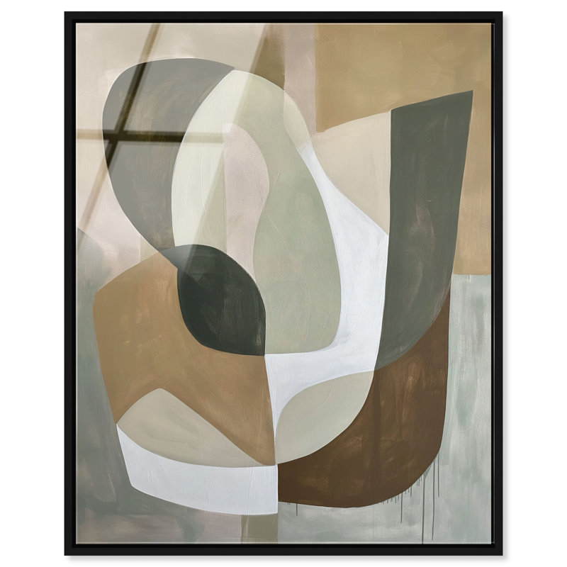 Dreamy Shape Pulse I High-Gloss Frameless Acrylic Glass Wall Art Abstract Print by Oliver Gal, Ready to Hang, 16 x 20