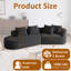Canapé modulaire surdimensionné et rembourré Modern-355058551-355058549