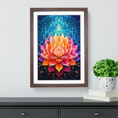 Lotus Flower Op No.2 - Framed Print