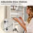 Tabbatha Accent Medicine Cabinet with Mirror Aluminum Alloy Brushed Frame Mirror-1965451694-1995770301