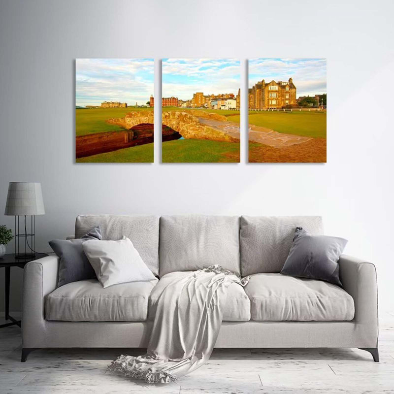 3 Piece Wrapped Canvas Print, 60 cm H x 40 cm W