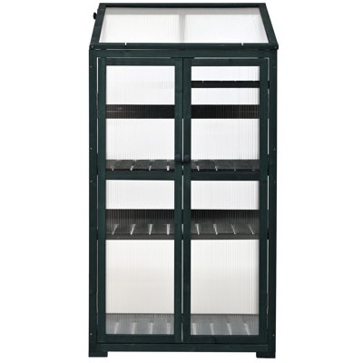 Serre Forest Forest avec roues amovibles et tablettes réglables pour plantes