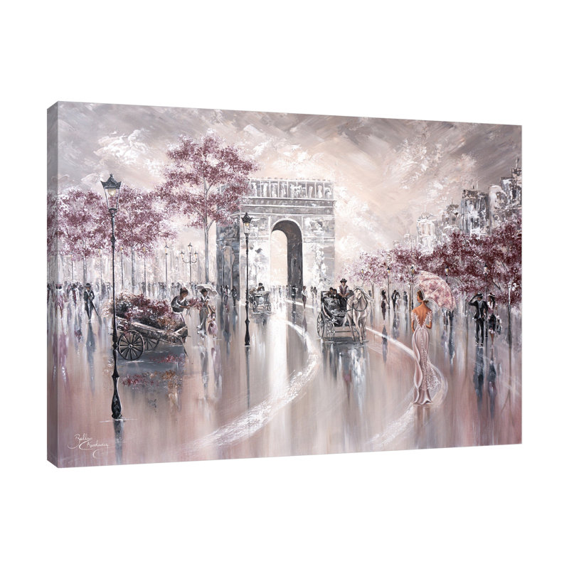 «Vintage Glimpse, Bourgogne II», toile tendue par Isabella Karolewicz, H 12 po x l 16 po x P 1,5 po