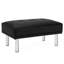 Repose-pieds rectangulaire en similicuir de 20 po de largeur-61529204