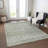 Machine Washable Indoor/Outdoor Xhevrie Green Rug-166866997