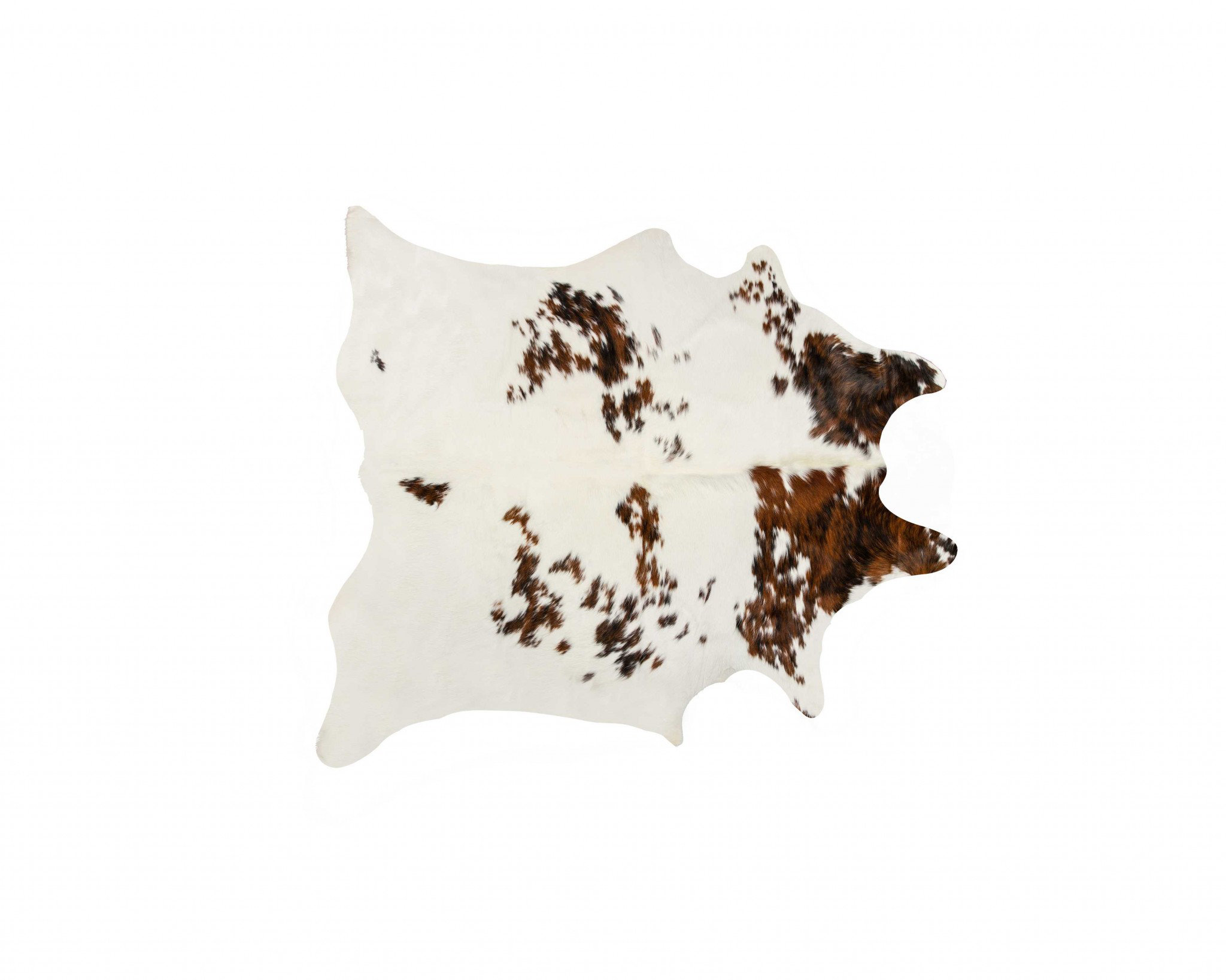 HomeRoots 5' X 7' Brown And White Cowhide Area Rug | Wayfair