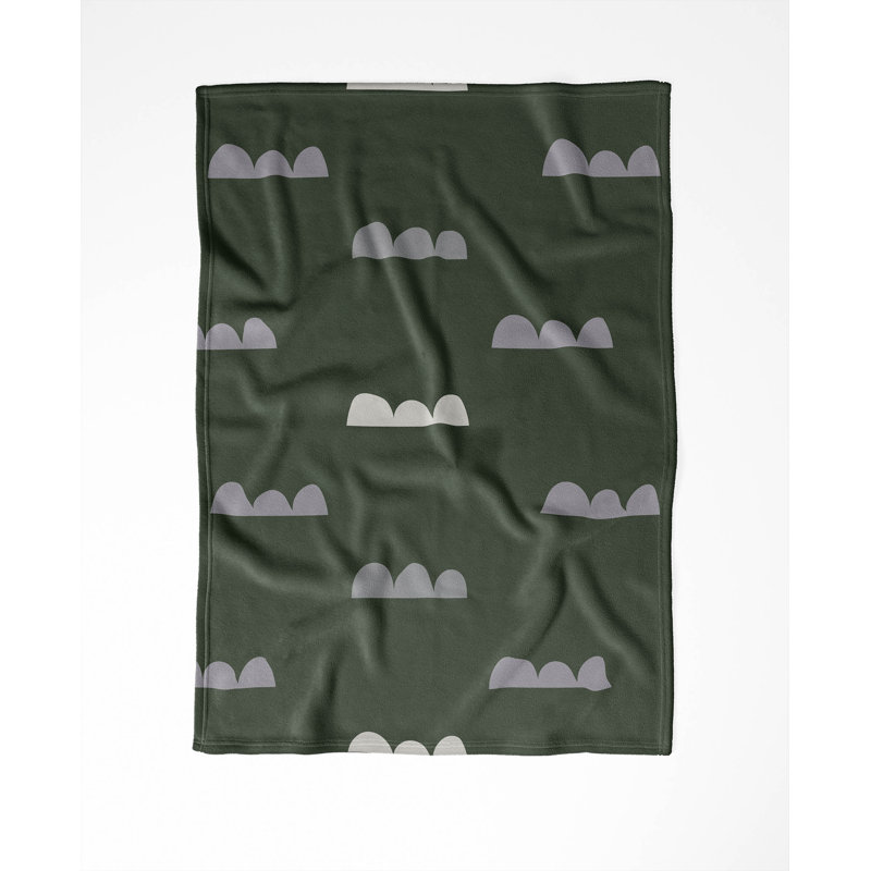 Dino Cloud, 60" W x 80" L, Green