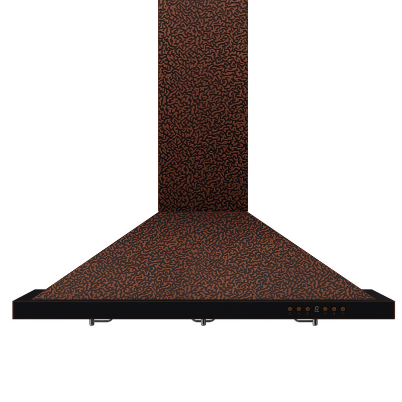 ZLINE 36" Designer Series Fingerprint Resistant Stainless Steel Convertible Vent Wall Mount Range Hood (8KBS-36), 36" W
