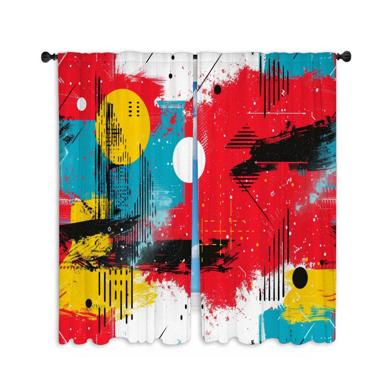 Paire de rideaux obscurcissant en polyester, L 40 po x L 54 po