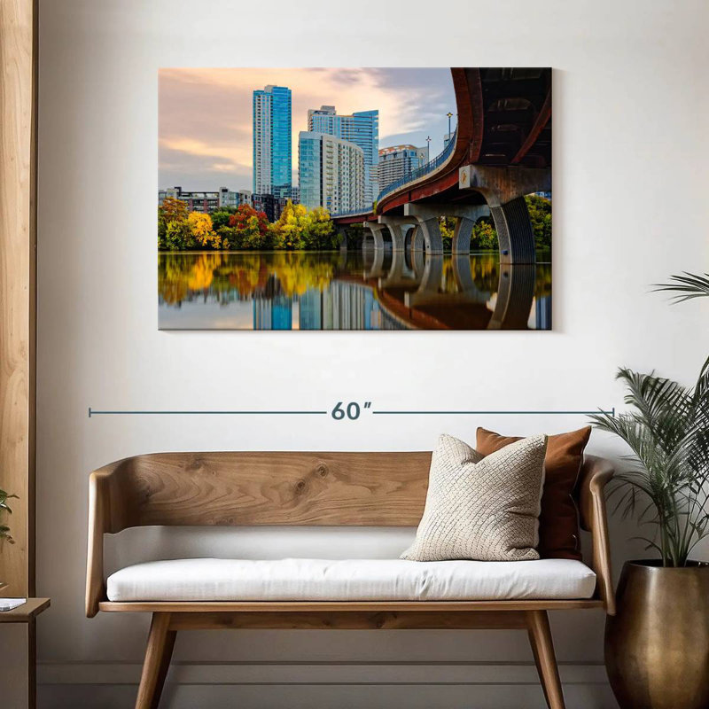 Paysage urbain urbain Sirci Austin, H 30 po x l 45 po