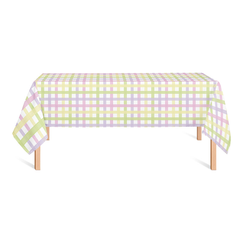 Nappe rectangulaire en polyester Vichy