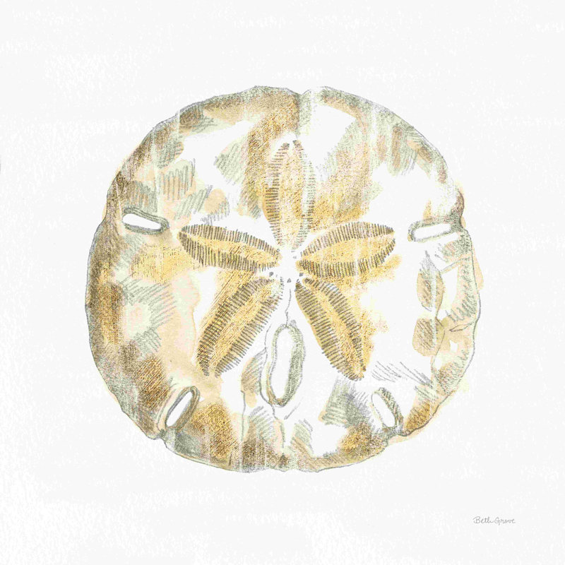Golden Treasures VII sur fond blanc, H 20 po x l 20 po