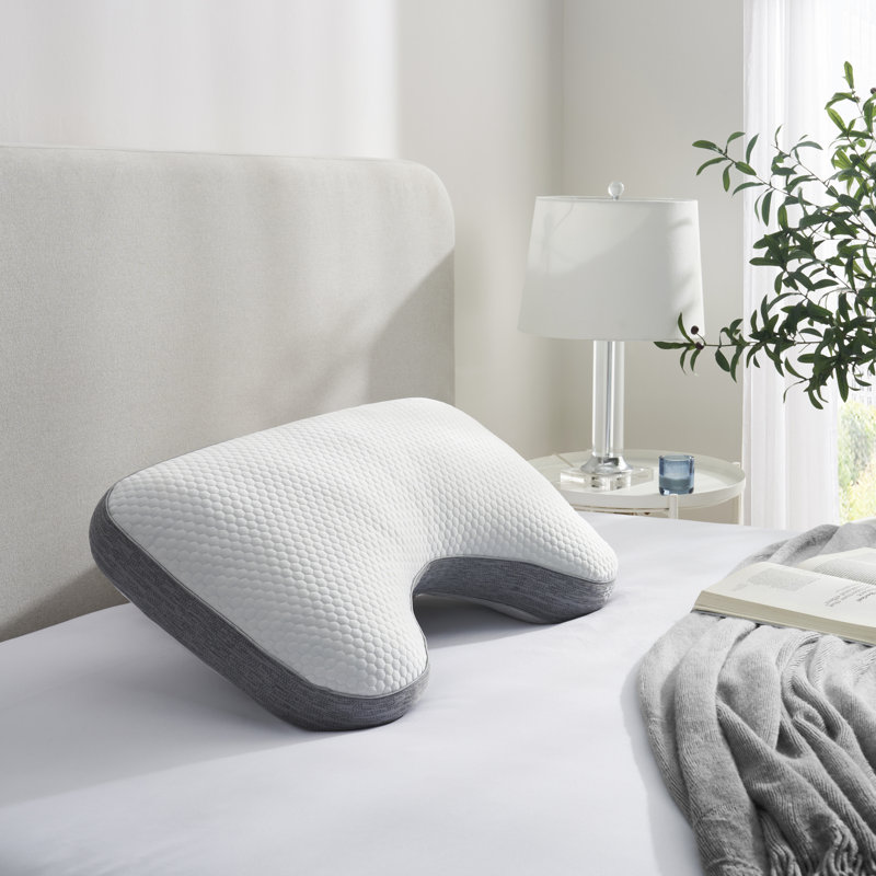Oreiller de soutien en mousse viscoélastique gélifiée, 16 po x 32 po