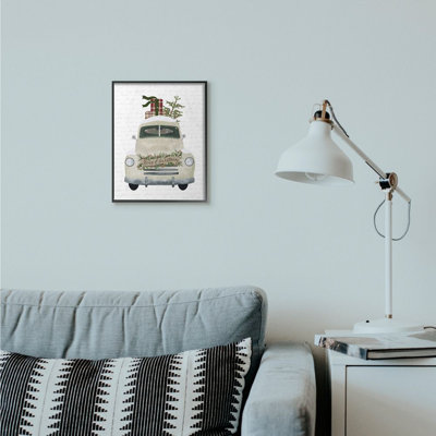 «Merry Christmas Snow Covered Truck», impression