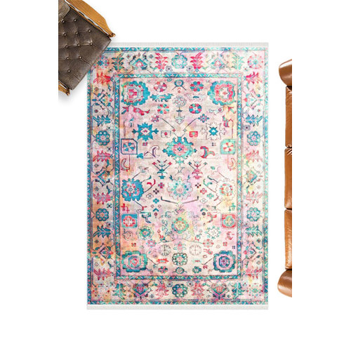 Rugpera Arba Cotton Pink Indoor/Outdoor Rug | Wayfair