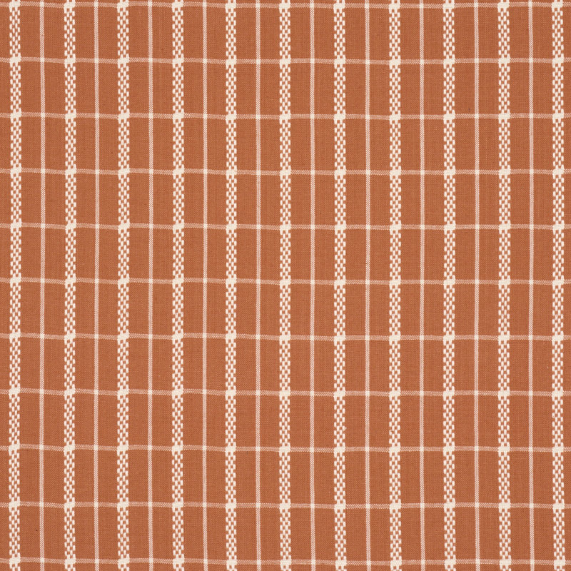 Boyd Check Fabric, Spice