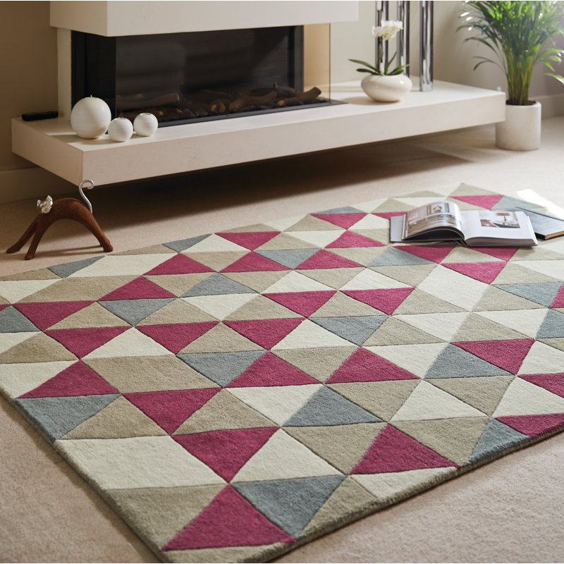 Fetzer Geometric Area Rug, Rectangle 120 x 170cm