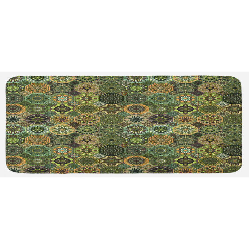 Eclectic Synthetic Kitchen Mat