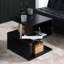 Table d'appoint sophistiquée au design unique avec beaucoup d'espace de rangement-1300280605