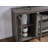 Ellington 70"W Gray Walnut Finish Fireplace Tv Stand Console With Heater, Led Light, Cabinets, Shelves-1618546674