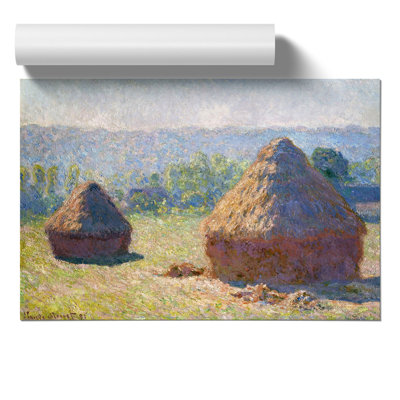 Haystacks by Claude Monet - Frameless Print