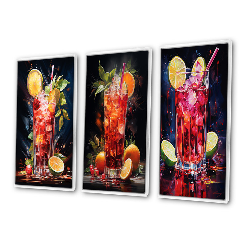 Cuba Cuba Carnaval, Cadre flottant blanc, H 28 po x l 36 po