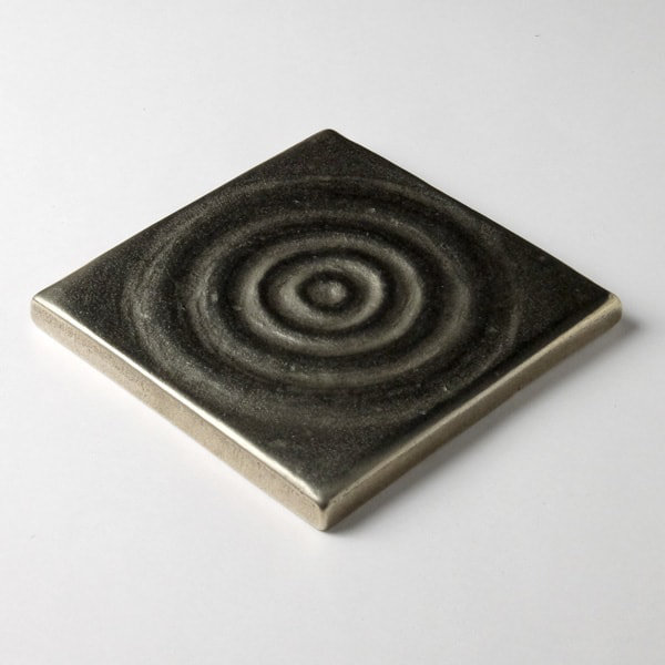 Water 3" x 3" Metal Decorative Tile Insert