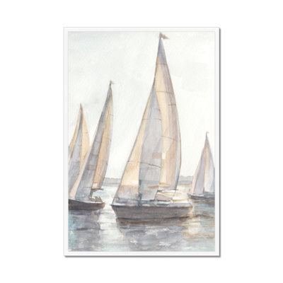 Plein Air Sailboats I 1 Piece Painting