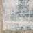 Goulart Textural Distressed Abstract Ivory/ Blue Area Rug-763074974