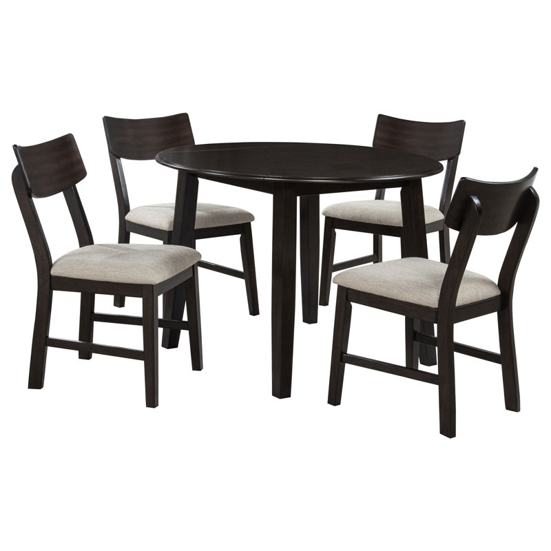 Jackie Dark Coffee 5-piece Dining Set