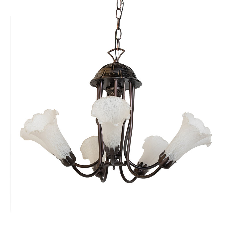 Lustre linéaire moderne à 7 lumières Jacumba, Blanc