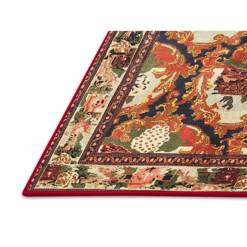 Tapis beige Southwestern, Rectangle 5 pi x 8 pi