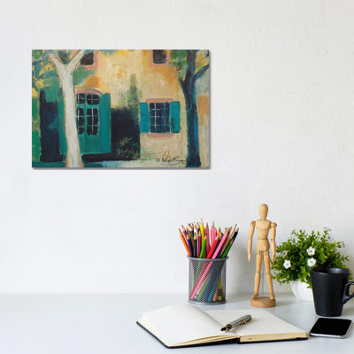 Piazza I by Alie Kruse-Kolk - Wrapped Canvas Print