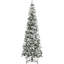 Arbre de Noël artificiel pin enneigé 7,5 pi avec des branches réalistes et 668 pointes