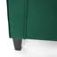 Fauteuil club en velours vert