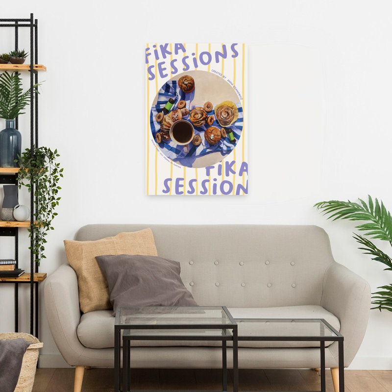 Fika Coffee Session by Anna Zdanowicz - Wrapped Canvas Print, 60.96 cm H x 40.64 cm W