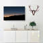 Sun Hiding Behind The Mountain - Wrapped Canvas-55318763