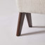 Banc en tissu de chenille décoratif moderne, banc d'entrée ergonomique rembourré avec pieds en bois massif, banc de repose-pieds rembourré pour l'espace de la chambre à coucher de vestibule-132914011