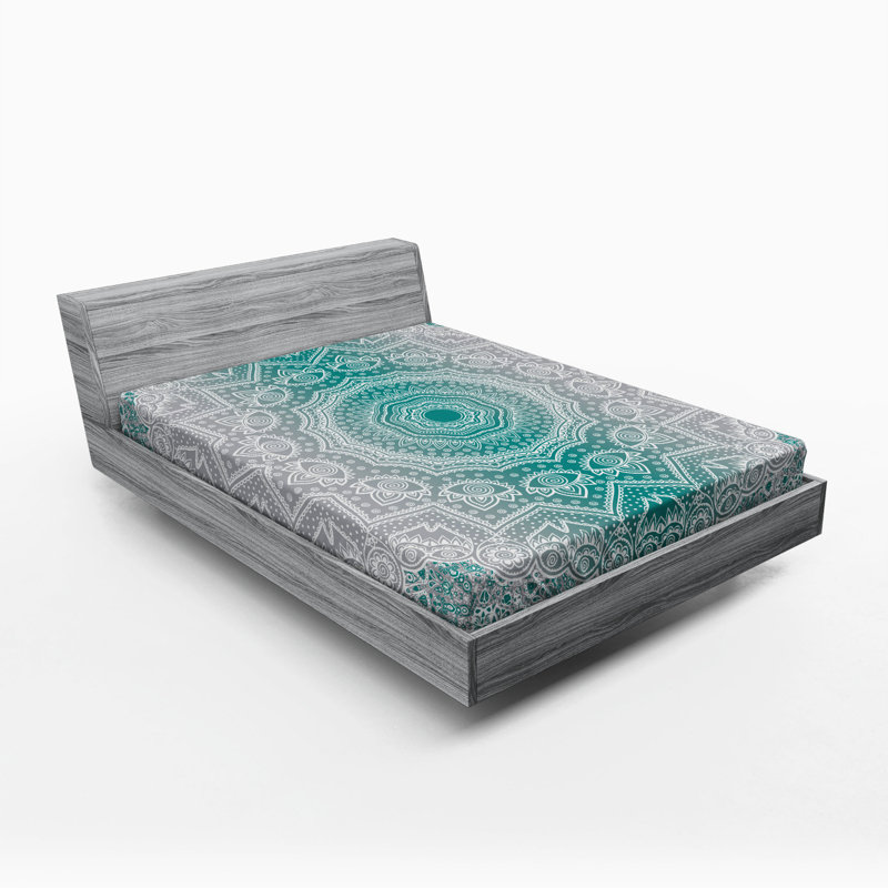 Microfiber Fitted Sheet, Twin XL Fitted Sheet, Teal