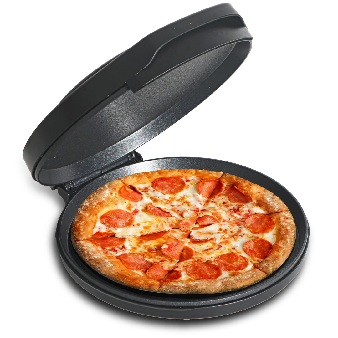 CHK Series Commercial Chef Pizza Maker with Variable Temperature, 12-inch, Black Commercial Chef