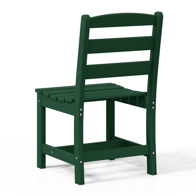 Chaise d'appoint de patio, Vert foncé