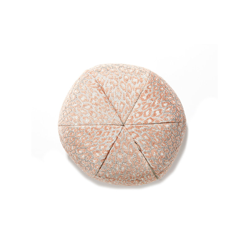 Amazink Circular Pillow Cover & Insert, Pink Sand