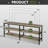 63" W TV Stand for 70 Inch TVs with 3-Tier Open Storage Shelves, Industrial Entertainment Center with Metal Frame, Modern Media Console for Living Room, Gaming Room -607325836