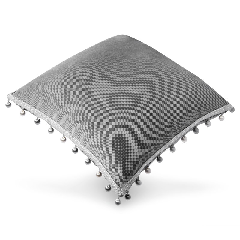 Housse et insert pour coussin décoratif Pebble, Fumée
