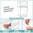 Sorbus Acrylic Storage Containers - 2 Pack, 4.4” and 7.6” Stackable Storage Bins Set for Bathroom Organization - Clear Acrylic Storage Drawer Organizers - Makeup Organizer Case with Pull-Out Drawers