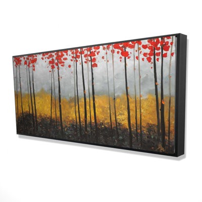 Abstract Landscape Print On Canvas