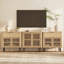 Buffet 94,5 "Mid-Century moderne avec tablettes réglables et 2 tiroirs-1644776538