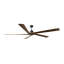 Visual Comfort Fan Aspen 84 Indoor Ceiling Fan with Threaded Downrod, Midnight Black blades and Handheld Remote-1079563406-1079563401